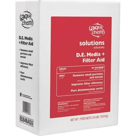 05846aqu D.e. Filter Powder - 24 Pounds For Superior Filtration