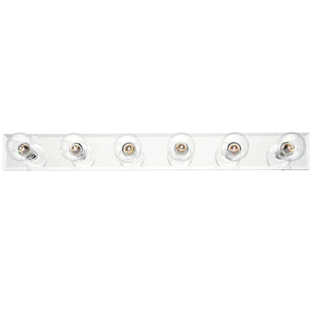 6-light Beveled Mirror Interior Bath Bar Light Model 6645000
