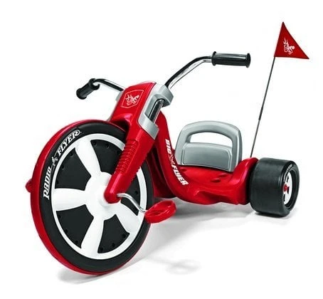 Big Flyer Trike With Performance Grip Tread And Real Chrome Handle Bars