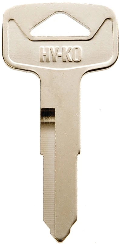 Hy-ko Yh46 Yamaha Motorcycle Key Blank, Brass, Nickel Plated, Model 11010yh46, 50 Units