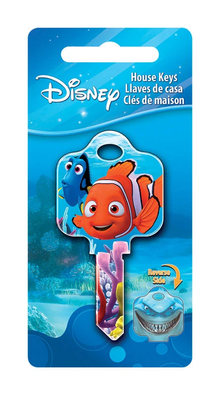 Howard Keys Disney Fishing House Key Blank Single sided For Schlage Locks