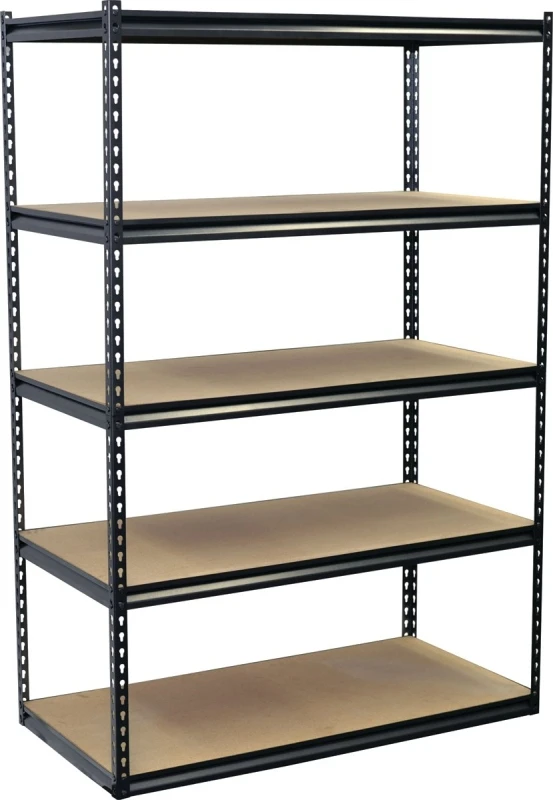 Heavy-duty Boltless Shelving Unit 48w X 24d X 72h With 5 Adjustable Shelves