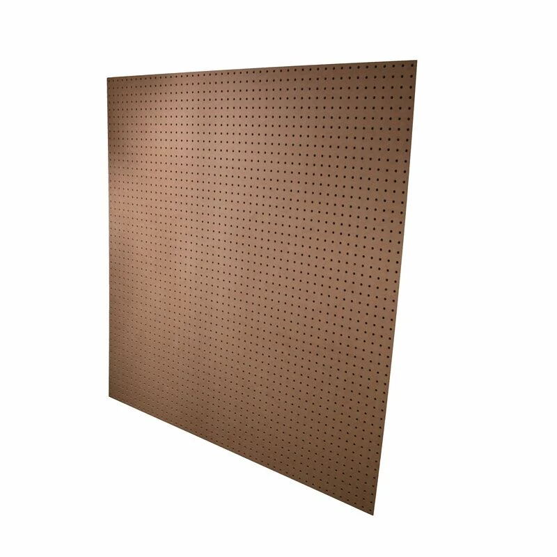 4 Ft. X 4 Ft. X 3/16 In. Brown Mdf Pegboard Panel