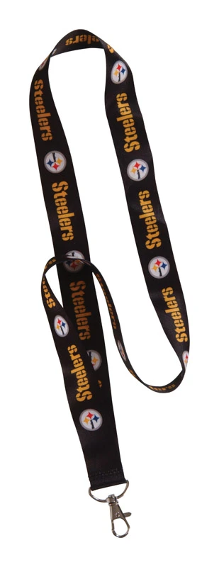 Hillman Nfl Polyester Lanyard - Pittsburgh Steelers - 6 Pk - Model 712191 - Multicolored