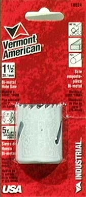 1-1/2 Inch Carbon Steel Hole Saw Model 18524