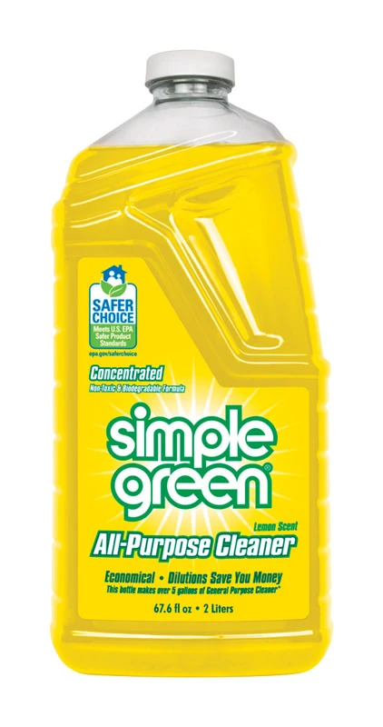 Simple Green Lemon Scent Concentrated All Purpose Cleaner Liquid 2 L