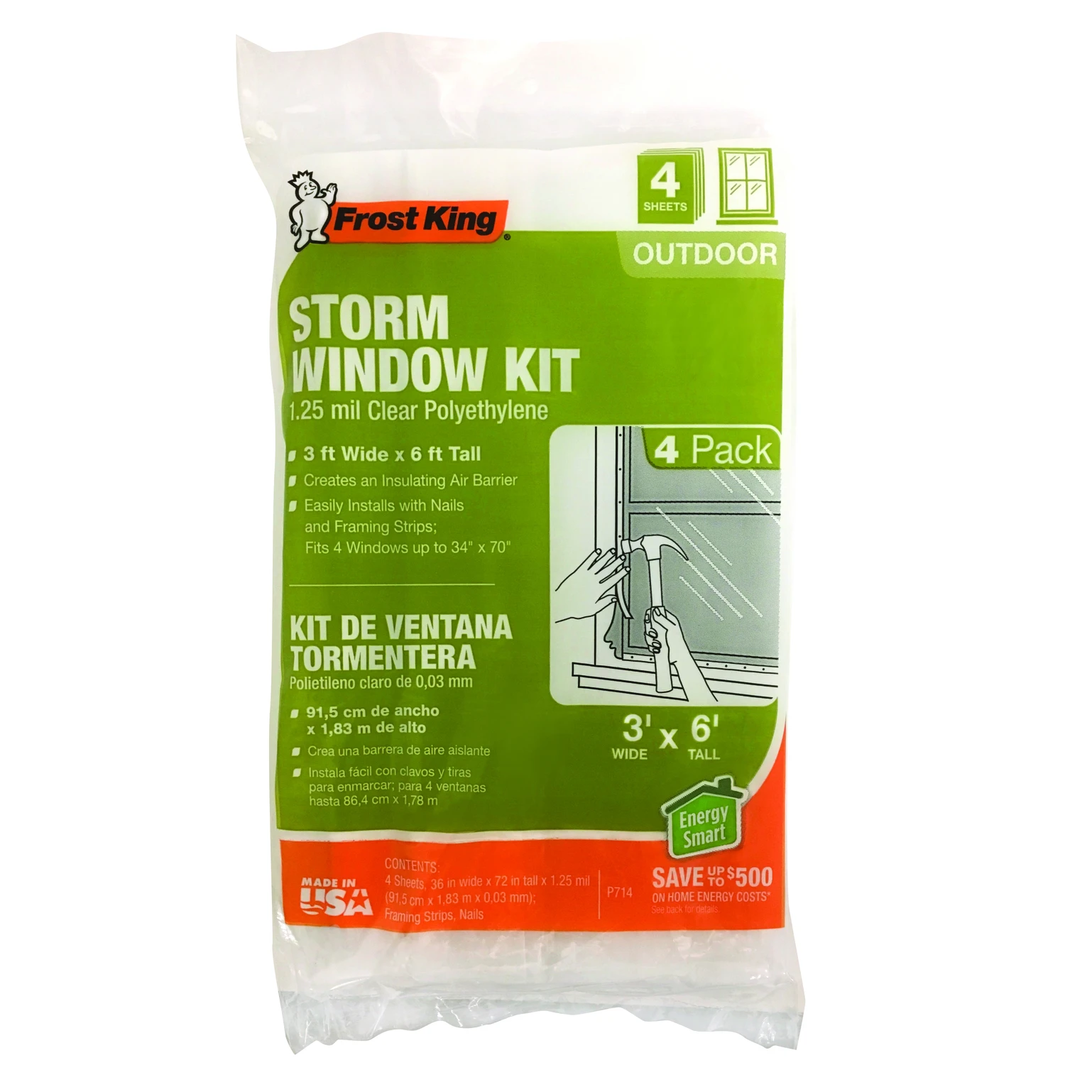 4PK 3X6 OUT WIND KIT