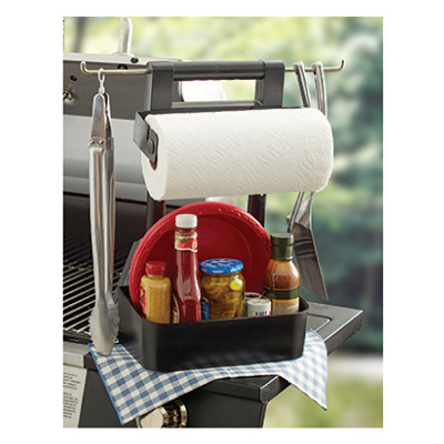 Plastic Black Cooking Caddy For Bbq And Outdoor Use