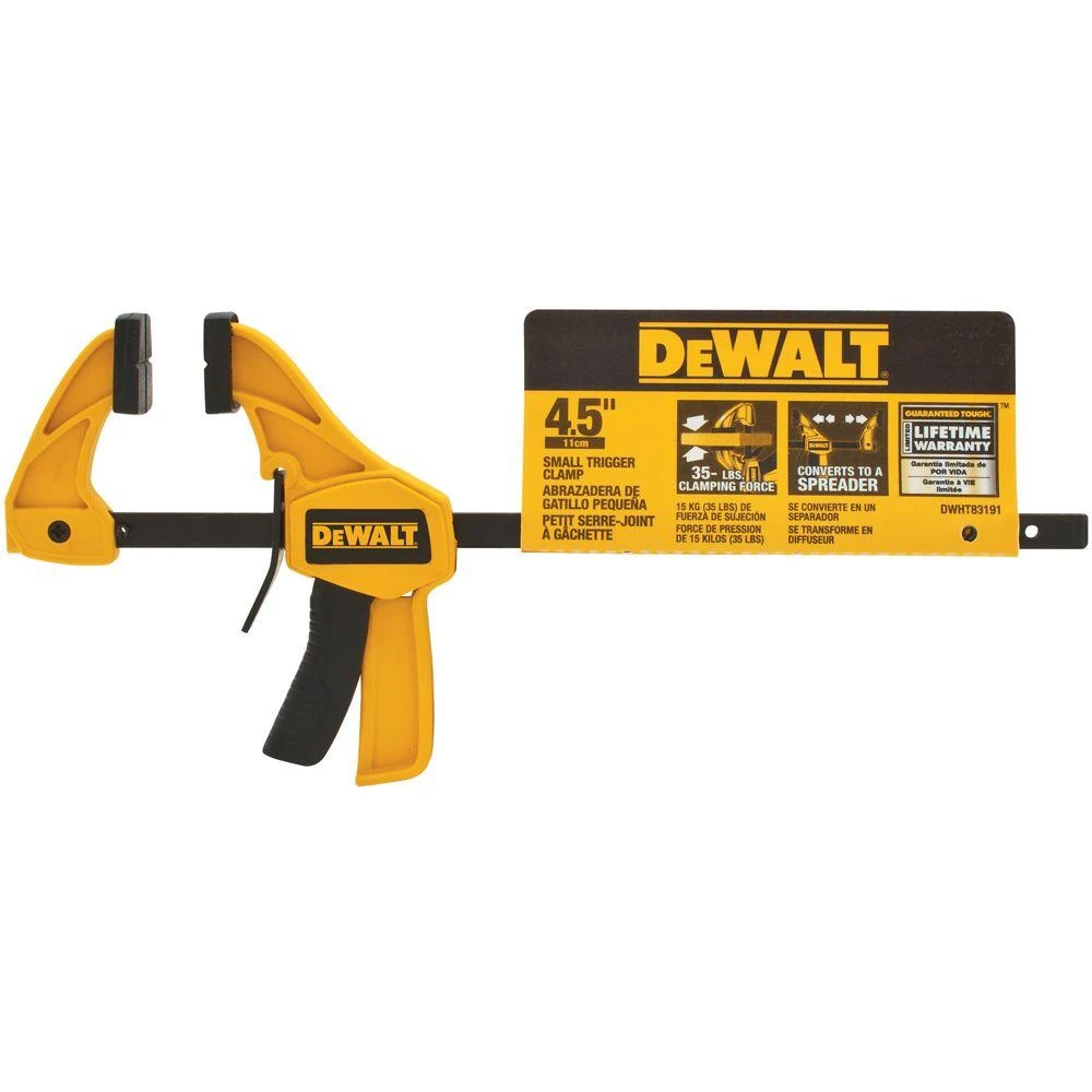 4-1/2 Inch Small Bar Trigger Clamp With 35 Lbs Clamping Force