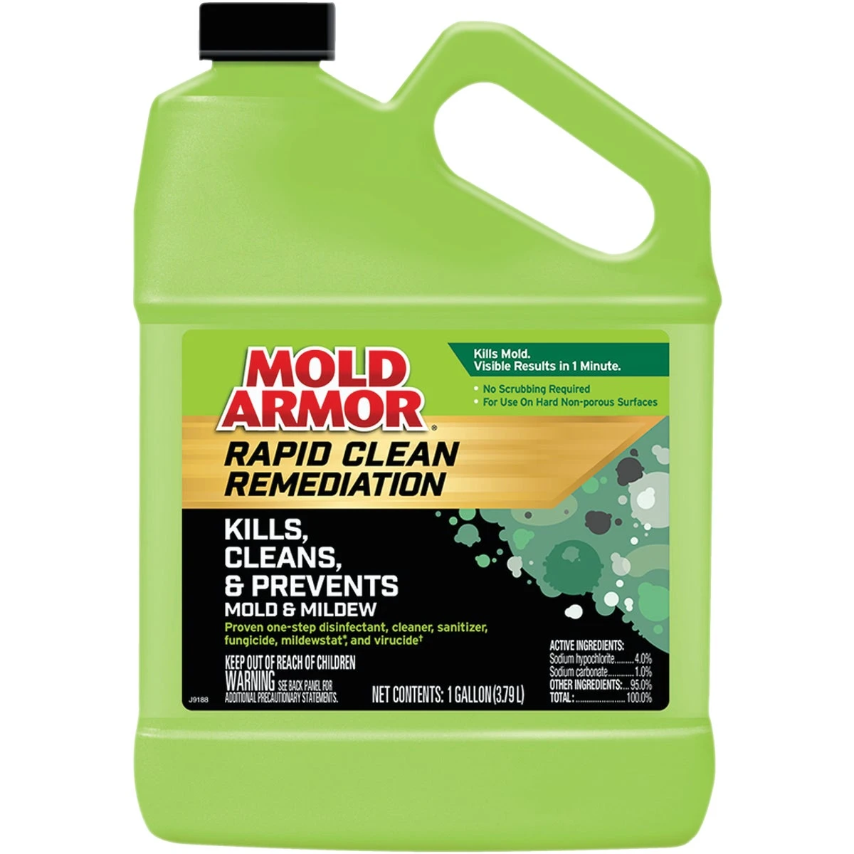Rapid Clean Remediation 1 Gallon Mold And Mildew Remover Fg591