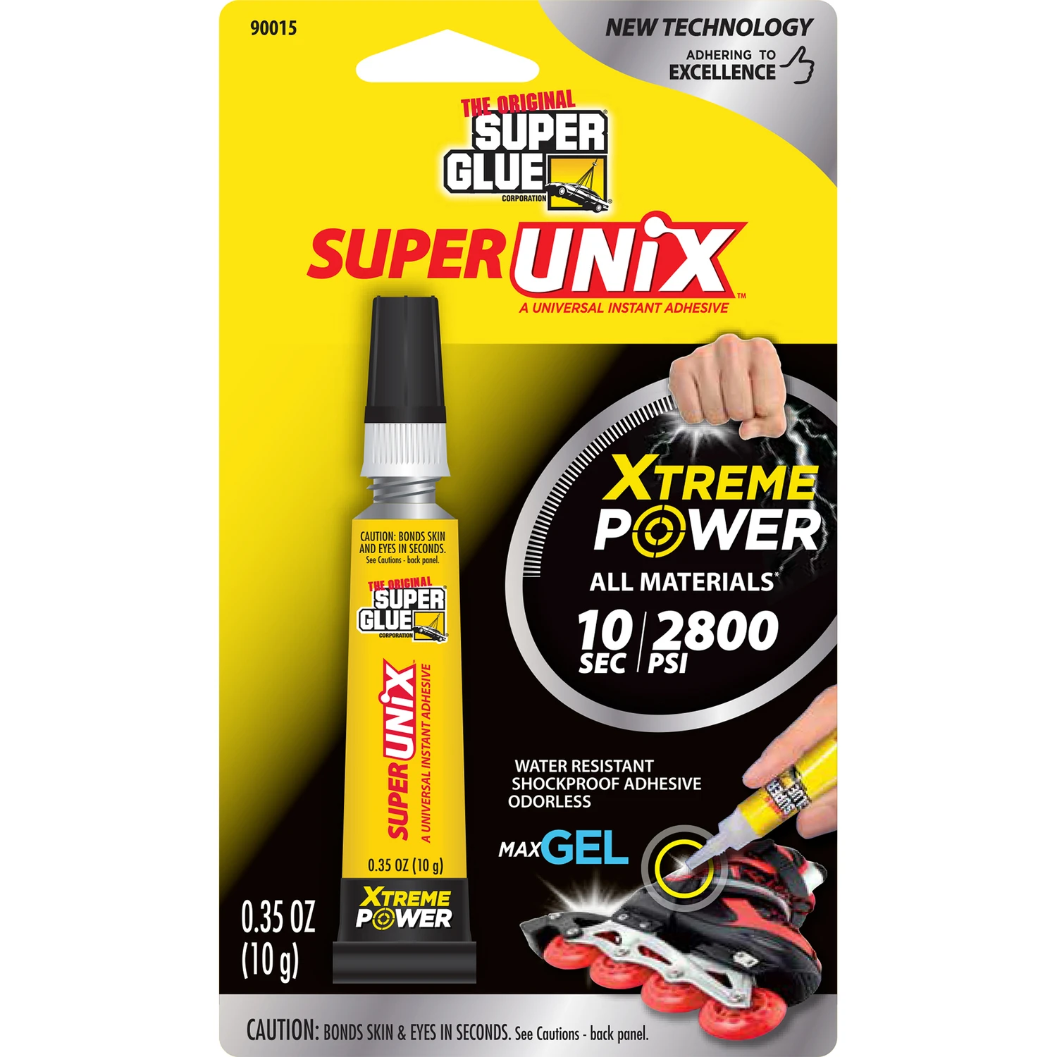 Superunix 10 Gram Super Glue Gel - Extreme Strength, Fast Setting, Water Resistant