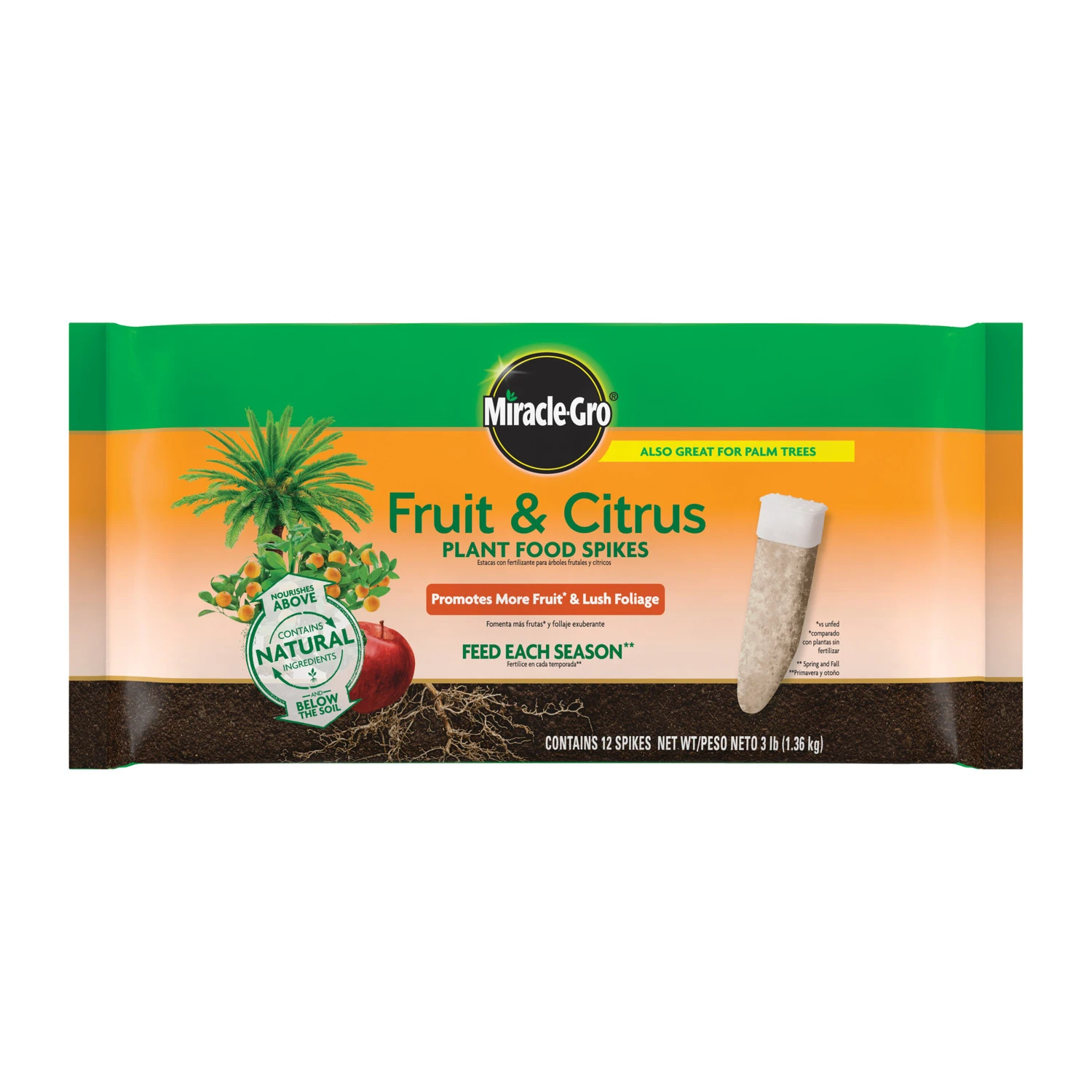 Fruit & Citrus Plant Food Spikes, 12-Count
