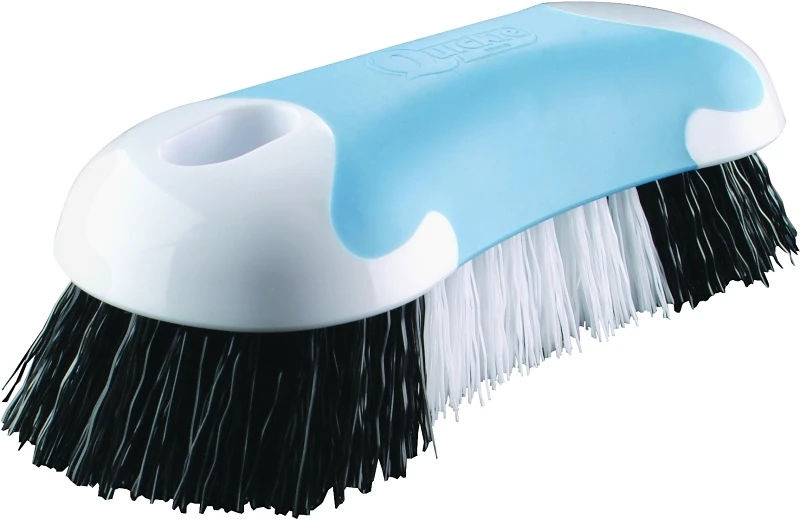 HomePro Mini Scrub Brush Compact Handheld Cleaning Brush with Stiff Bristles for Tough Scrubbing