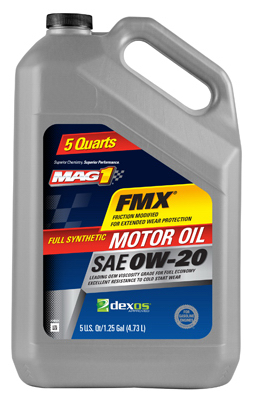 Dexos 1 Motor Oil, Full Synthetic, 0W-20, 5-Qts.