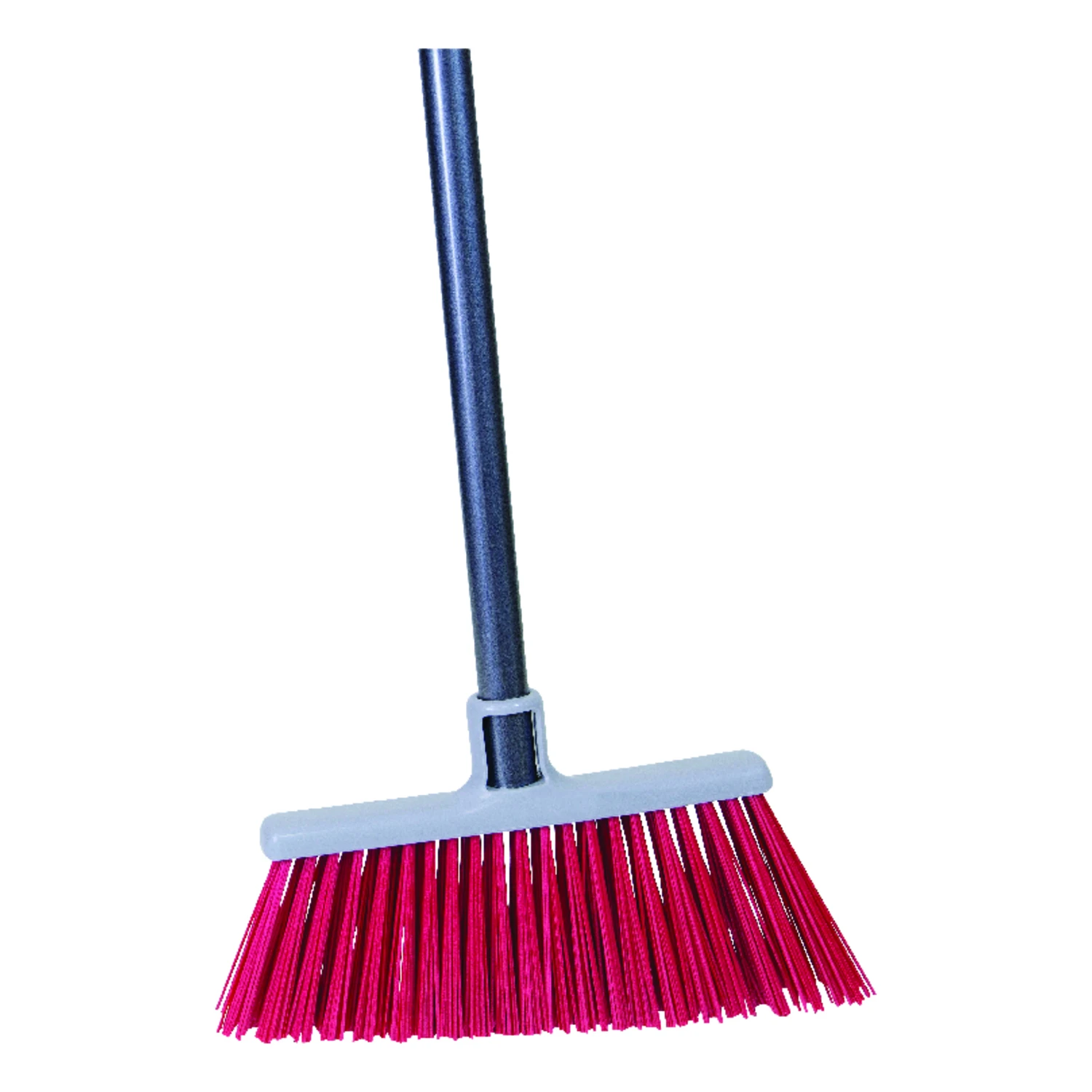 Super Stiff Upright Pushbroom with Durable Bristles for Heavy Duty Cleaning