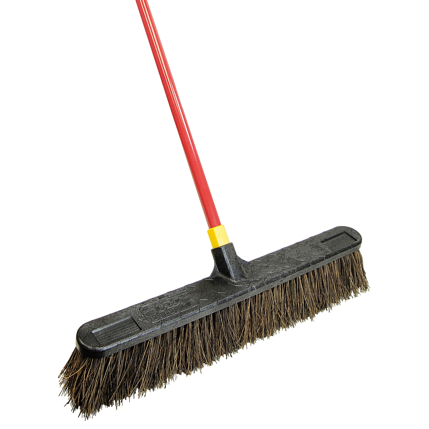 Bulldozer 24 In. Rough Sweep Push Broom With Steel Handle