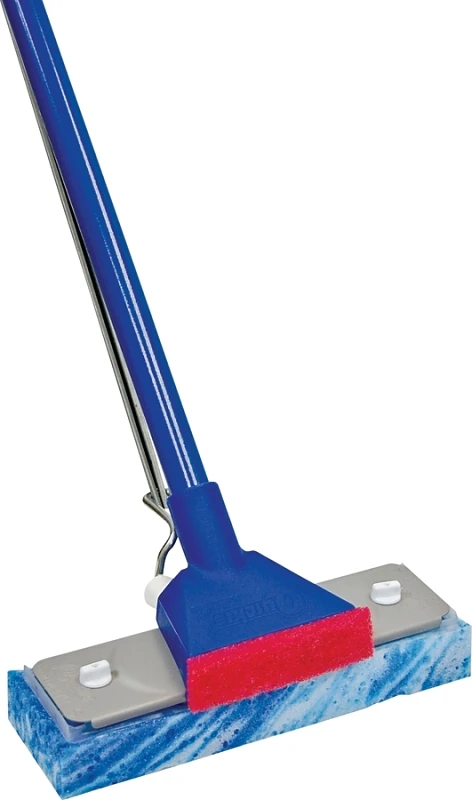8.88 In. W Automatic Sponge Mop With Microban And Scrubber