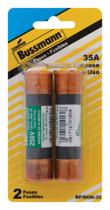 Cooper Bussmann 2-Pack 35-Amp Fast Acting Cartridge Fuse