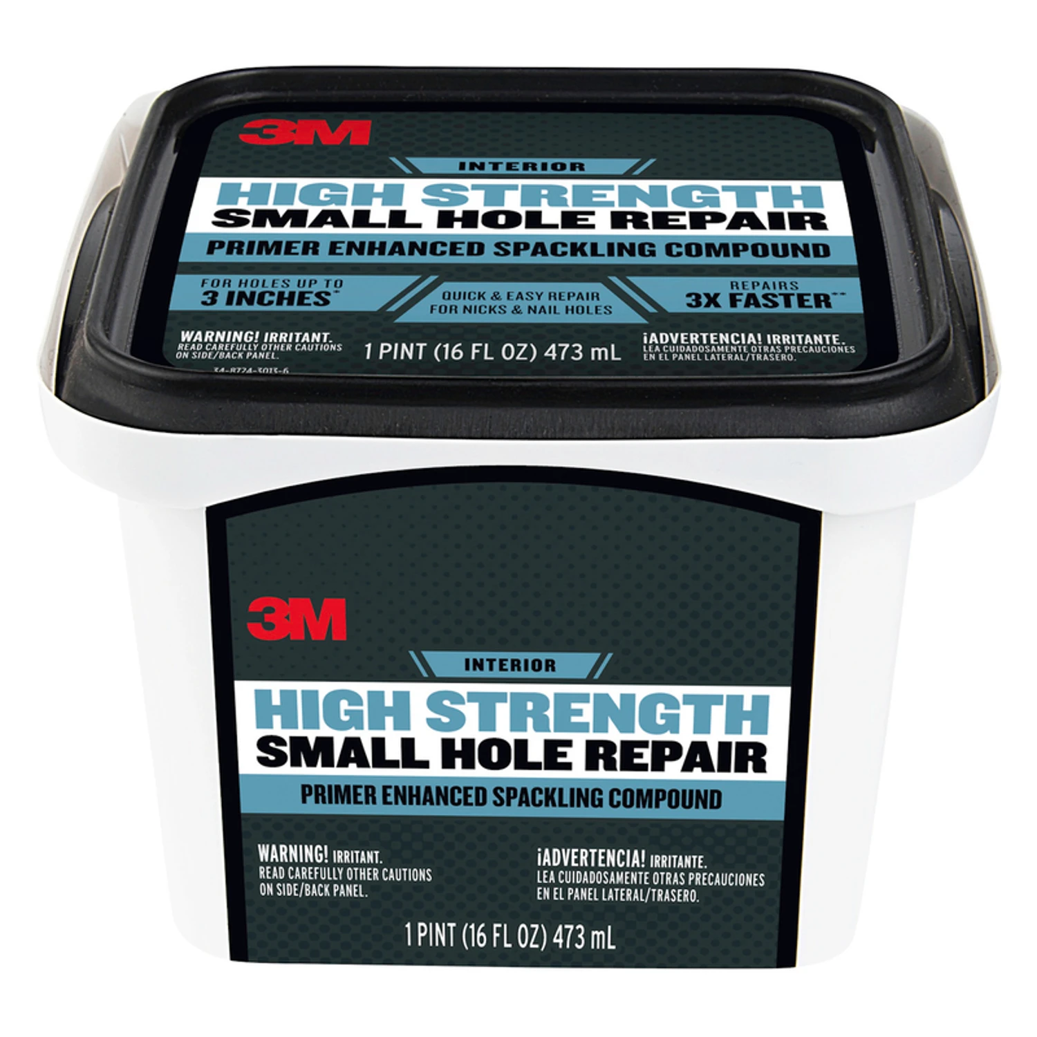 High Strength Small Hole Repair Spackling Compound And Primer, 16 Ounces