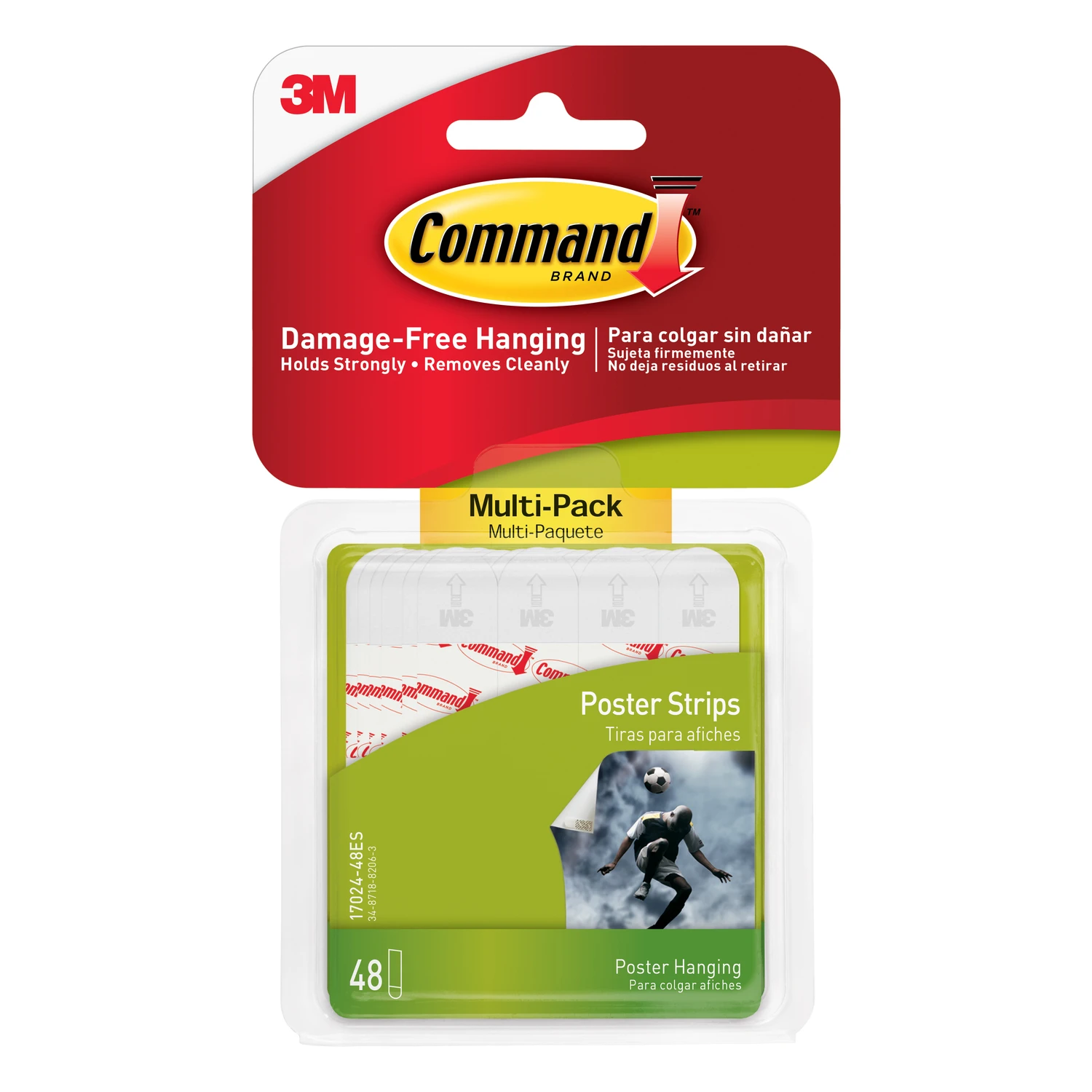 Command Poster Strips, 48-Ct. Value Pack