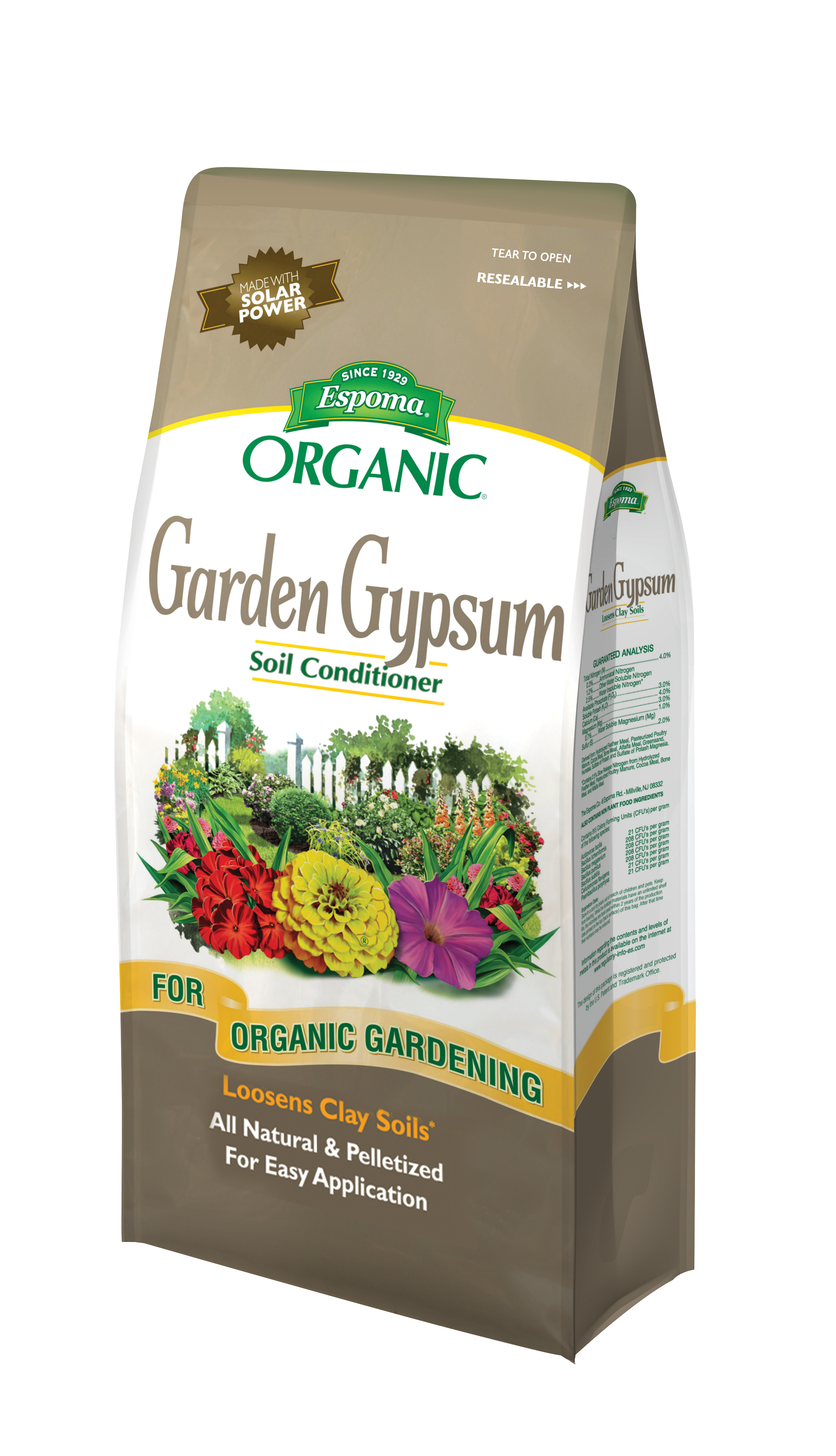 6 Lb. Organic Garden Gypsum - Natural Soil Conditioner For Healthy Gardens