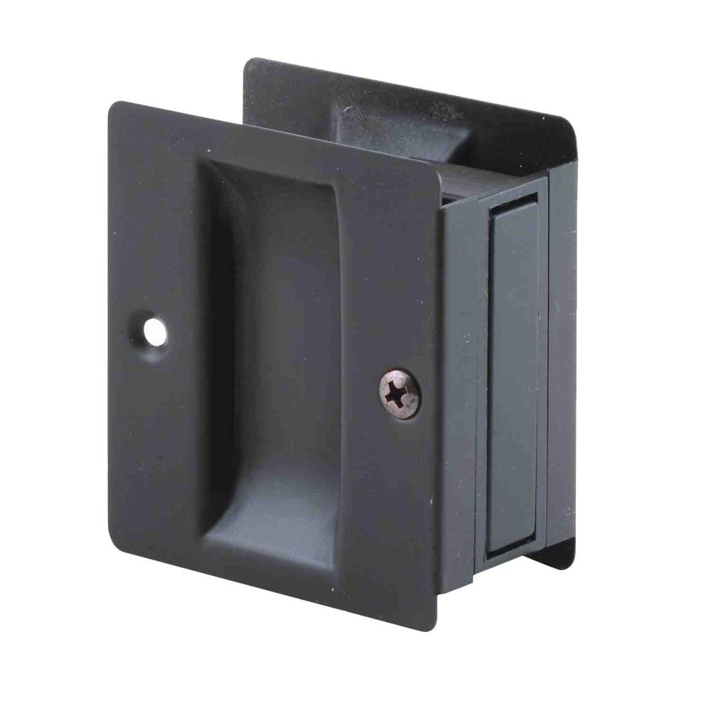 Pocket Door Pull Handle in Satin Nickel Finish for Sliding Doors
