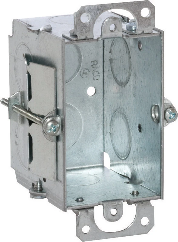 Old Work Electrical Switch Box, 3 Inches by 2 and 1/2 Inches Deep