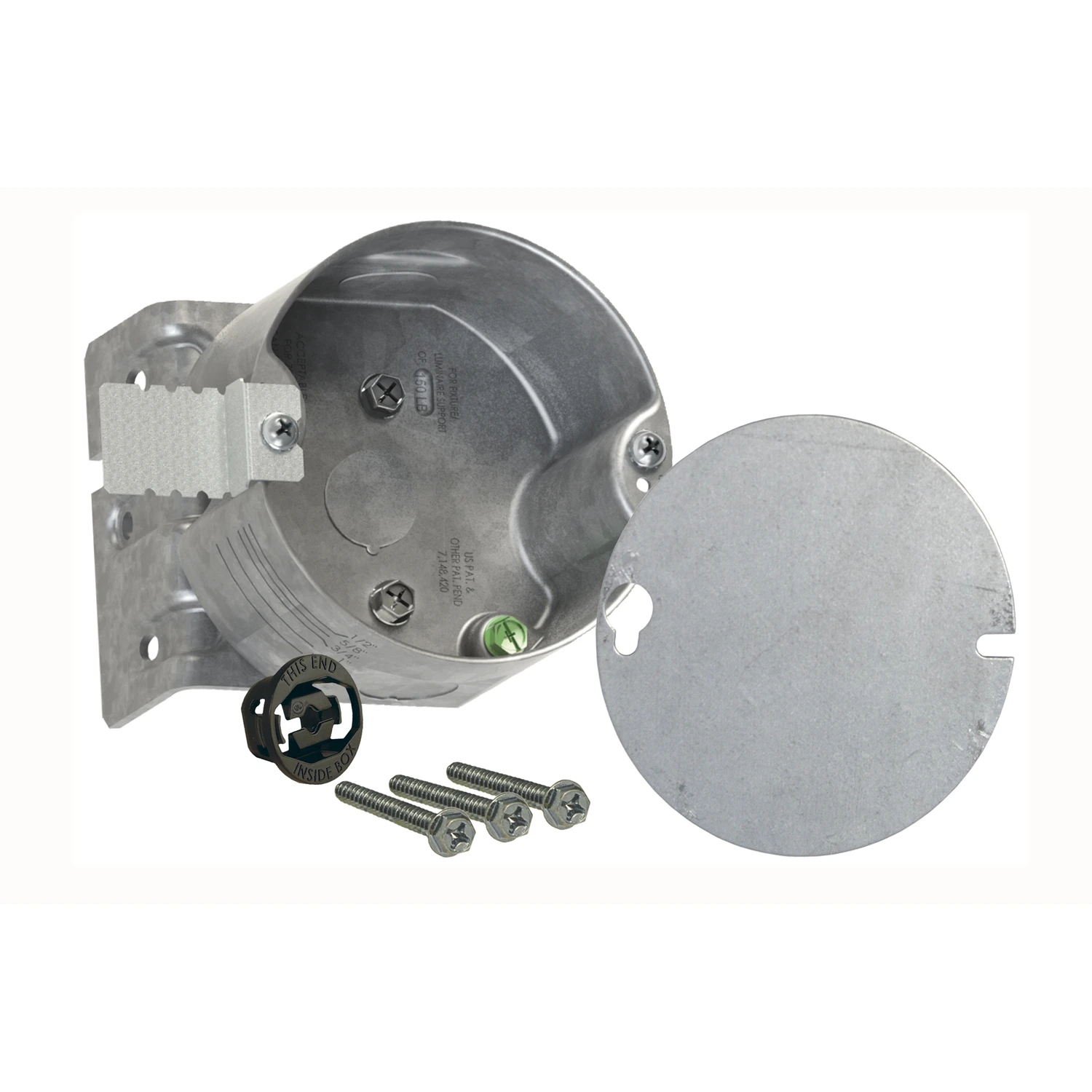 4 In. W. 21 Cu. In. Octagon Ceiling Fan Box - Model 54171-fan-upc