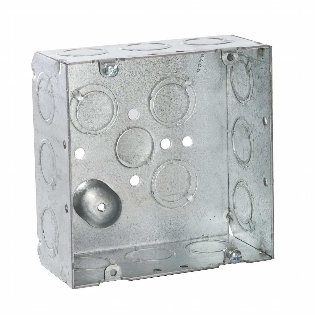 4-11/16 In. Square Steel Junction Box, 42 Cu. In., Welded, Ul Listed