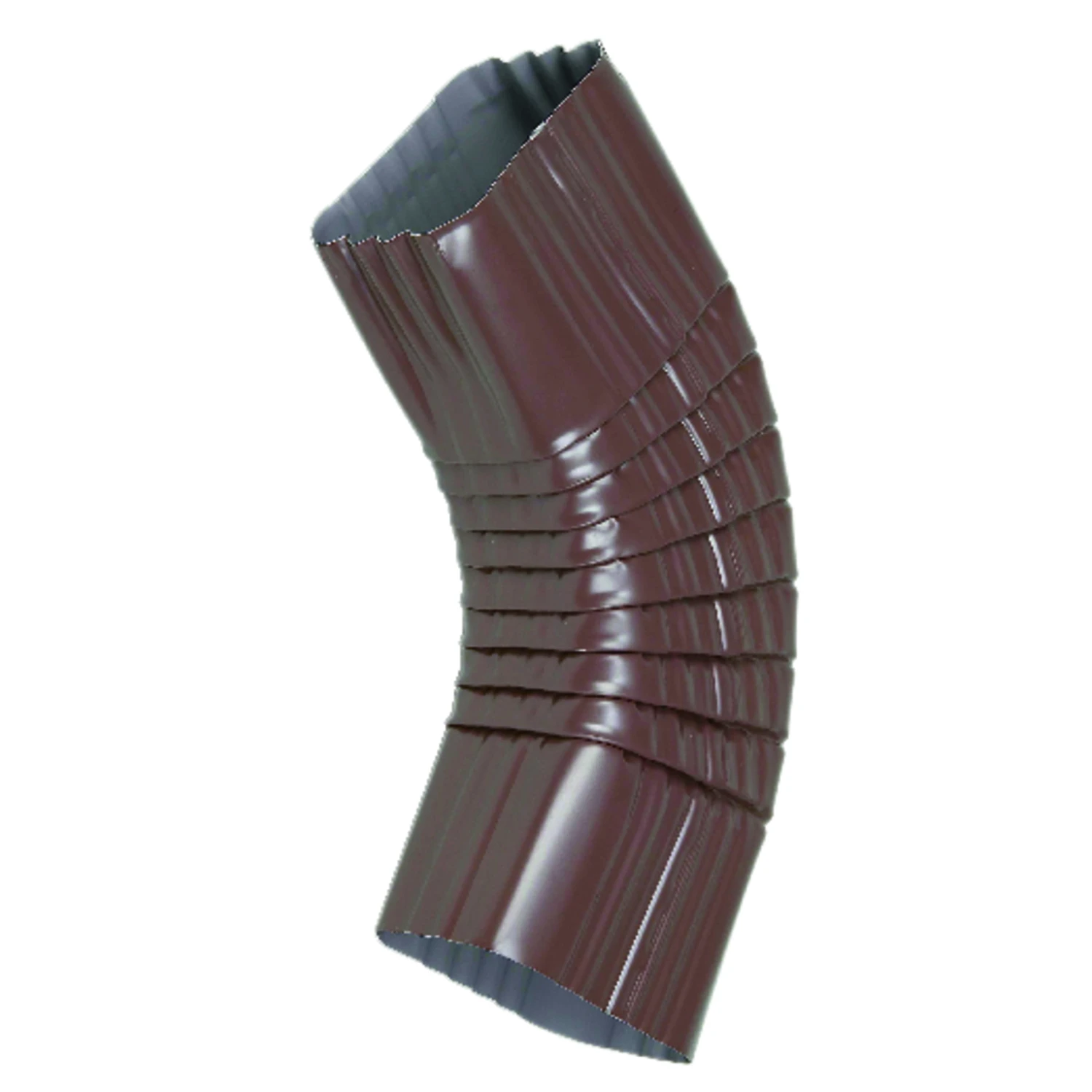 2 X 3 In. Brown Aluminum Side Downspout Elbow - Model 2526519