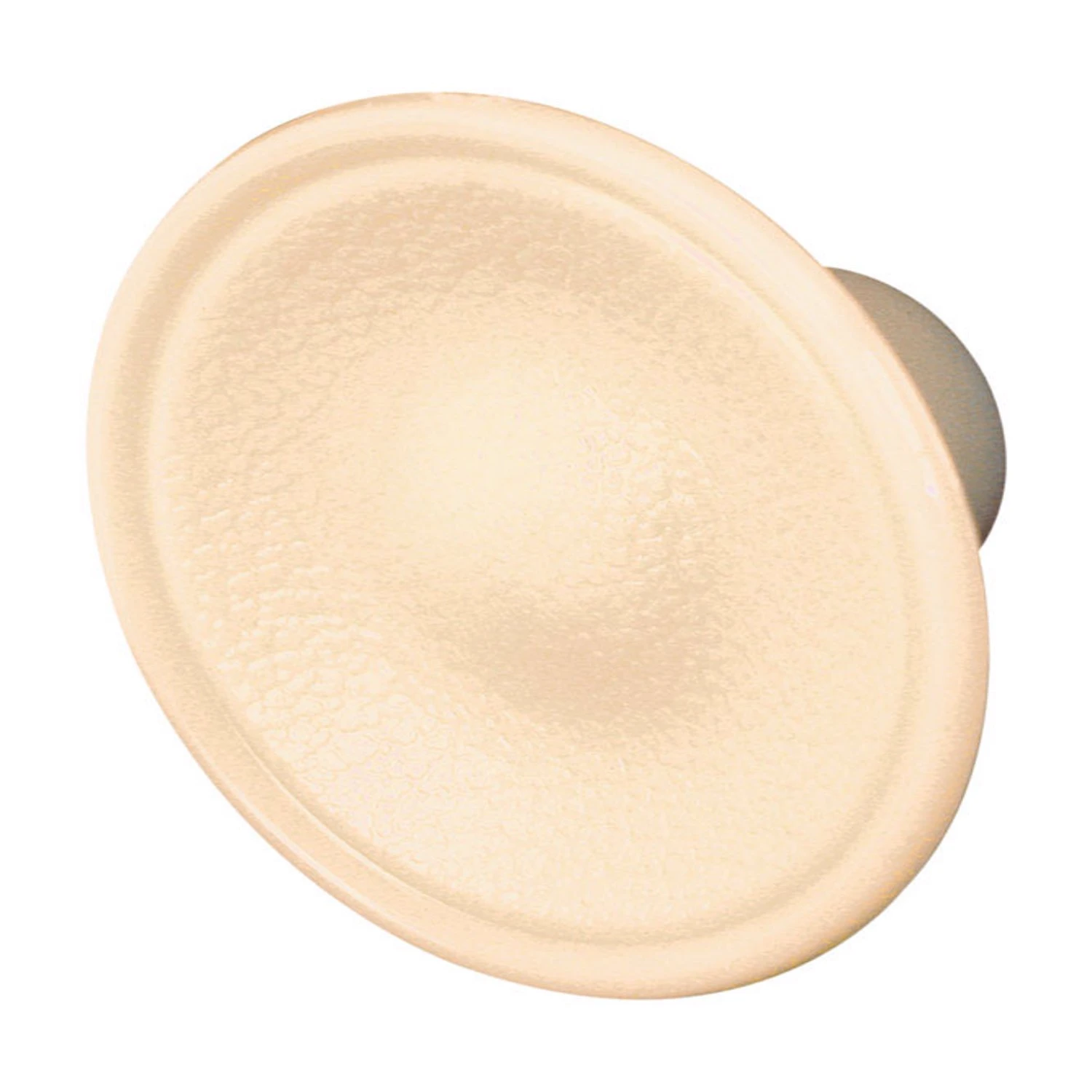 Bi-Fold Door Pull Knobs, Ivory Plastic, 1-13/16 In., 2-Pk.