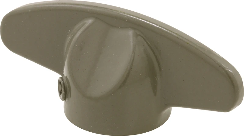Tee Handle Casement Window Operator with Spline Socket, Stone Color, 3/8 Inch, Two Pack