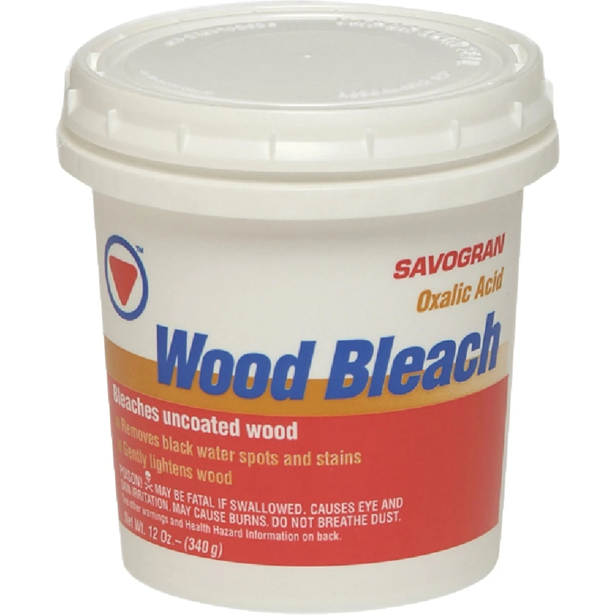 12 Oz. Wood Bleach - Effective Oxalic Acid Powder For Wood Staining