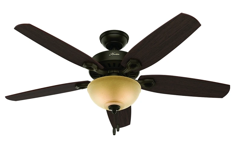 Deluxe 52 In. New Bronze Ceiling Fan With Light Kit And Reversible Blades