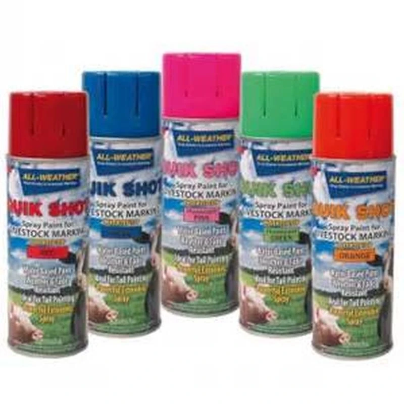 Livestock Marker Spray Paint, Fluorescent Green, 16 Ounce Aerosol Can