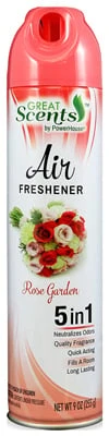 Air Freshener, Rose Garden, 9-oz. Aerosol
