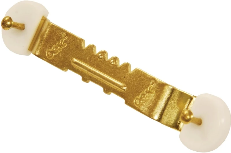 OOK ReadyNail Brass-Plated Sawtooth Picture Hanger 40 lb 3 pk