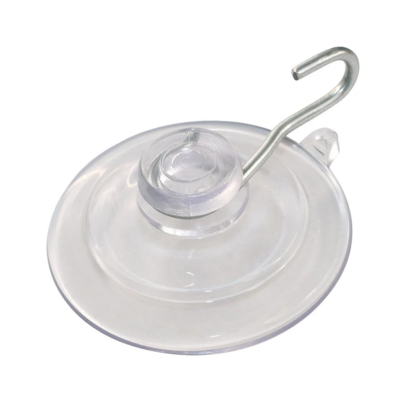 HILLMAN OOK Clear Cup/Picture Hook 1 lb 6 pk