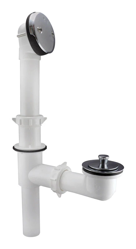 86w Triad Bath Drain Roller - Chrome, 1.5 In. Diameter, Complete Installation Kit
