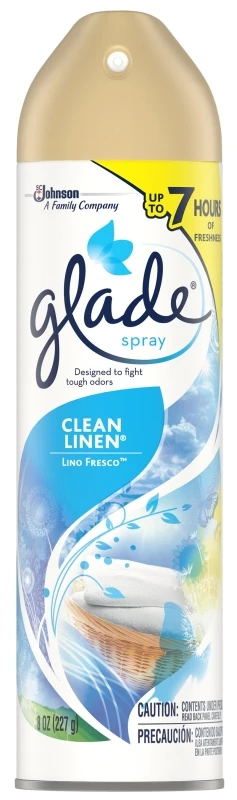 9 Ounce Clean Linen Scented Air Freshener Aerosol Spray