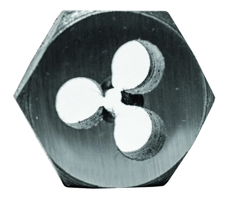 12-24 National Coarse 1 In. Hexagon Die - High Carbon Steel