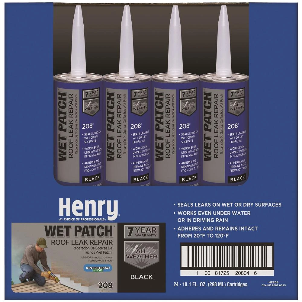 10.1 Oz. Wet Surface Plastic Roof Cement - Model He208004