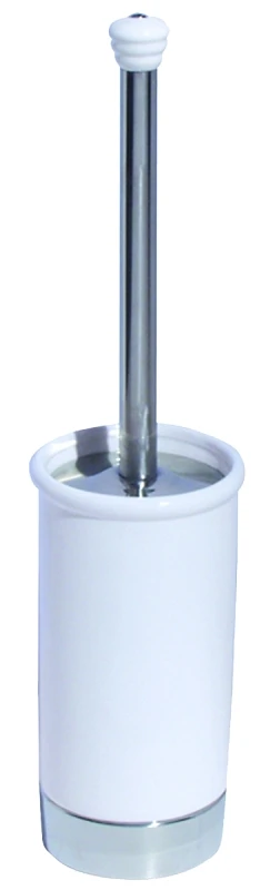 York 17.5 In. Toilet Bowl Brush With Chrome Caddy And Removable Brush Head