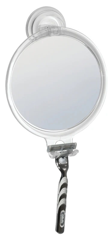 PowerLock Clear Suction Fog-Free Bathroom Mirror with Suction Mount