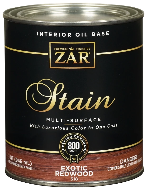 Interior Wood Stain, Exotic Redwood, 1 Quart