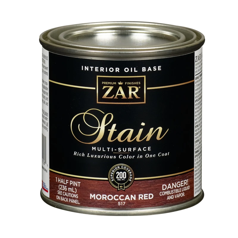 Interior Wood Stain Moroccan Red Half Pint