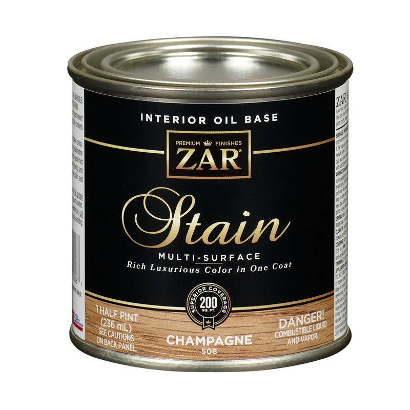 Interior Wood Stain in Champagne Color, Half Pint Container