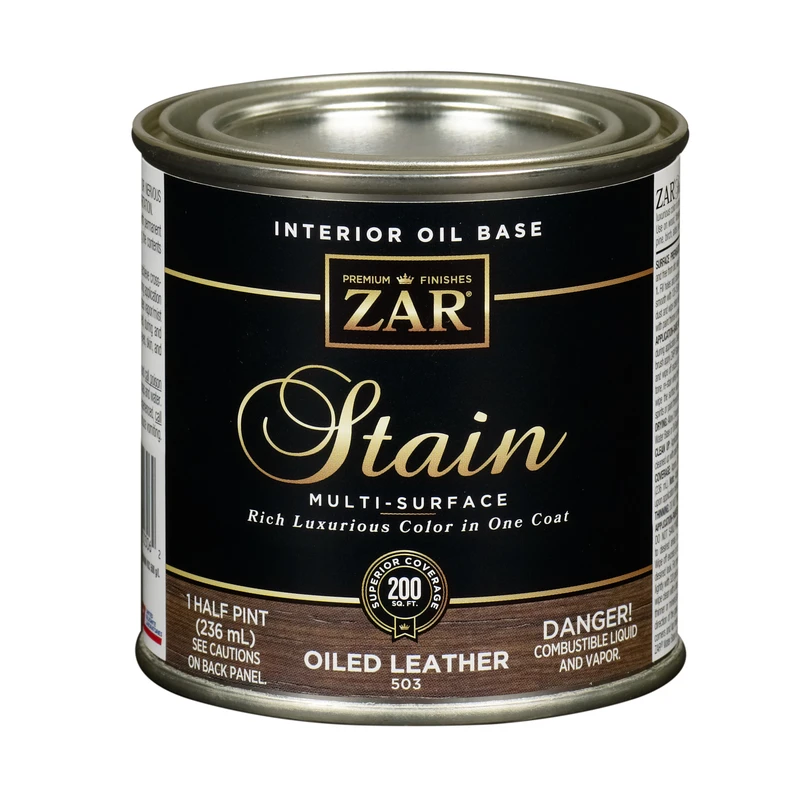 1/2 Pint Oiled Leather Oil-based Multi-surface Interior Stain