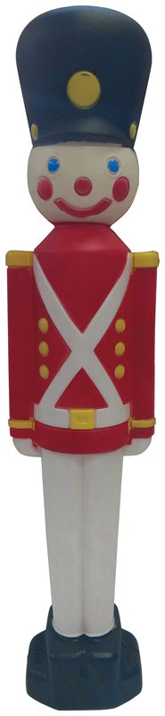 Toy Soldier, Lighted, Plastic, 7-Watt, 31 In.