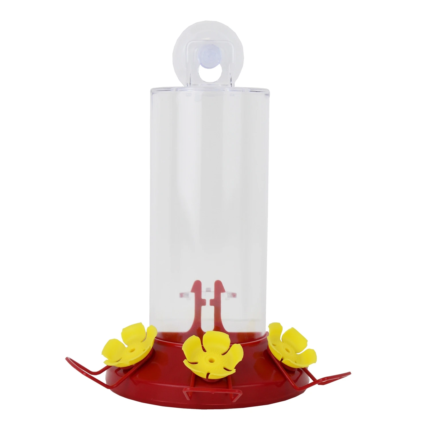 8 Oz. Acrylic Window Mount Hummingbird Feeder With 3 Feeding Stations